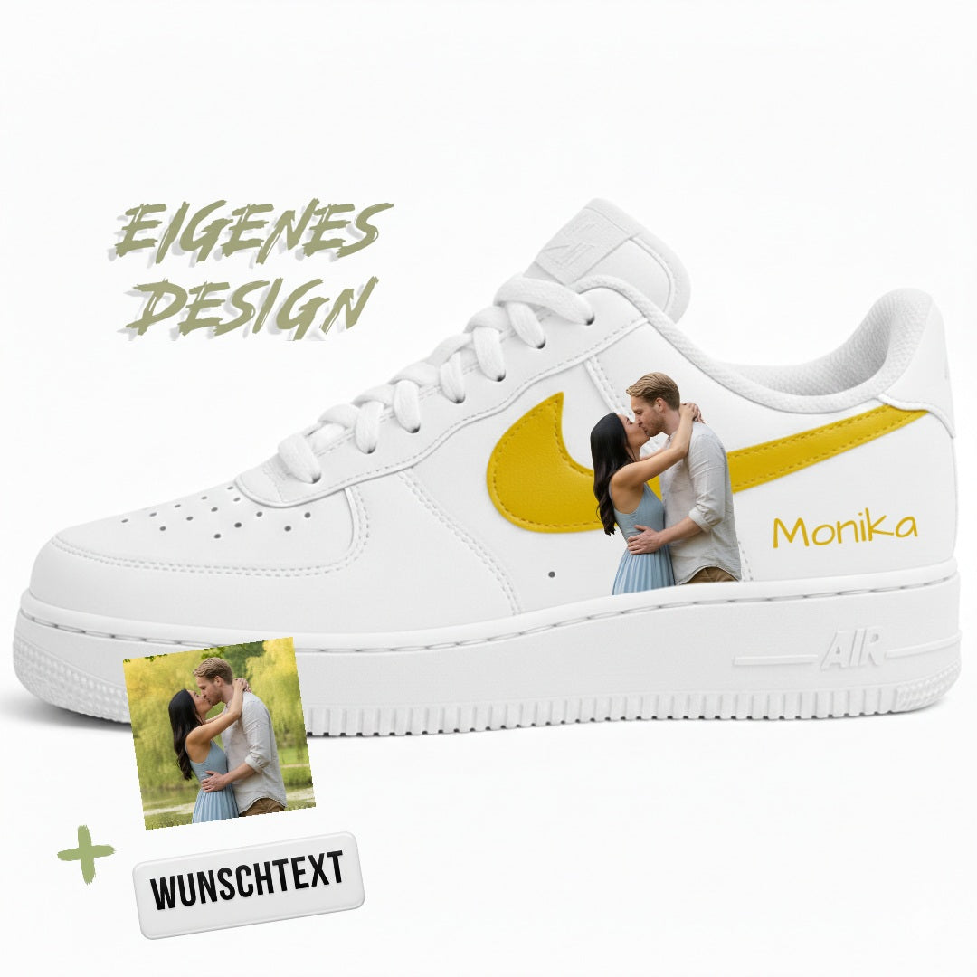 Eigenes Design Air Force 1 "gelb"