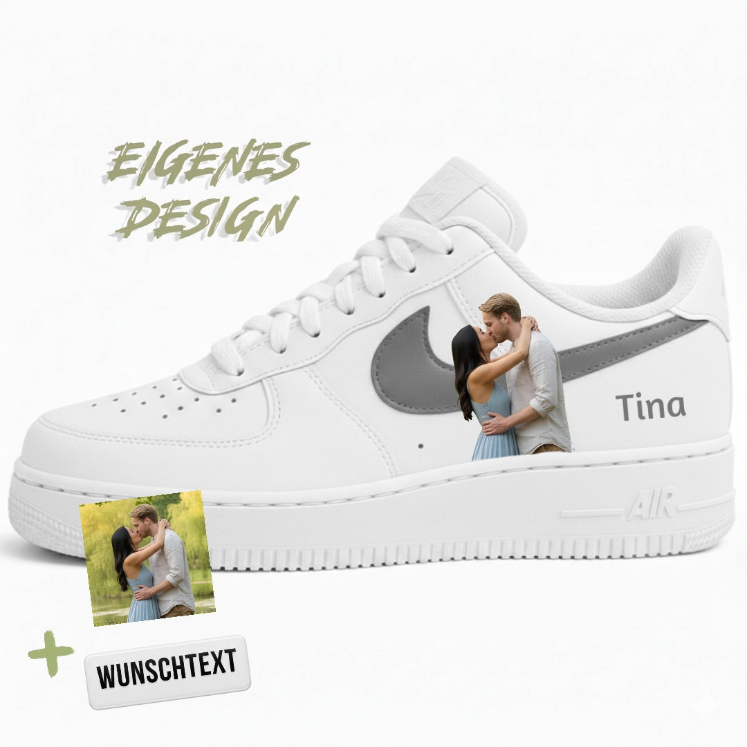 Eigenes Design Air Force 1 "grau"