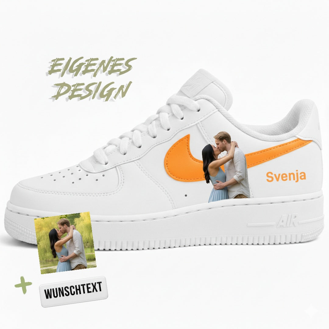 Eigenes Design Air Force 1 "orange"