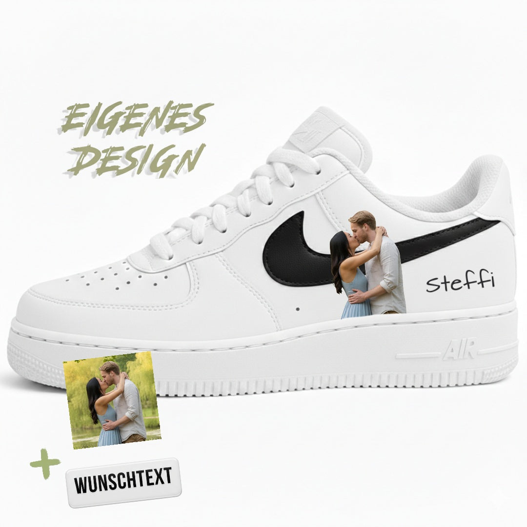 Eigenes Design Air Force 1 "schwarz"