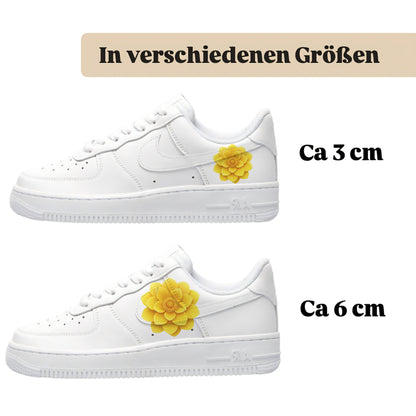 Sneakytats "gelbe Dahlie 0082"