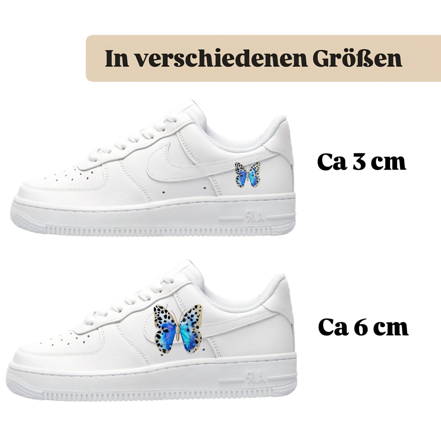 Sneakytats "Blaue Schmetterlinge 0099"