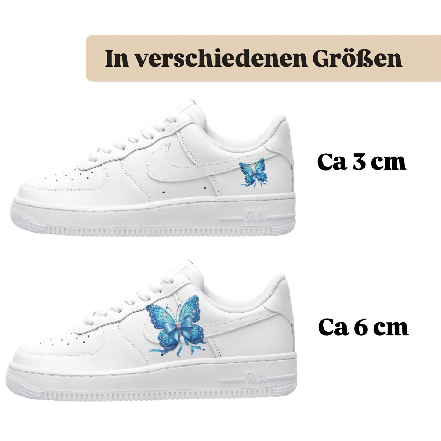 Sneakytats "Blaue Schmetterlinge 0122"