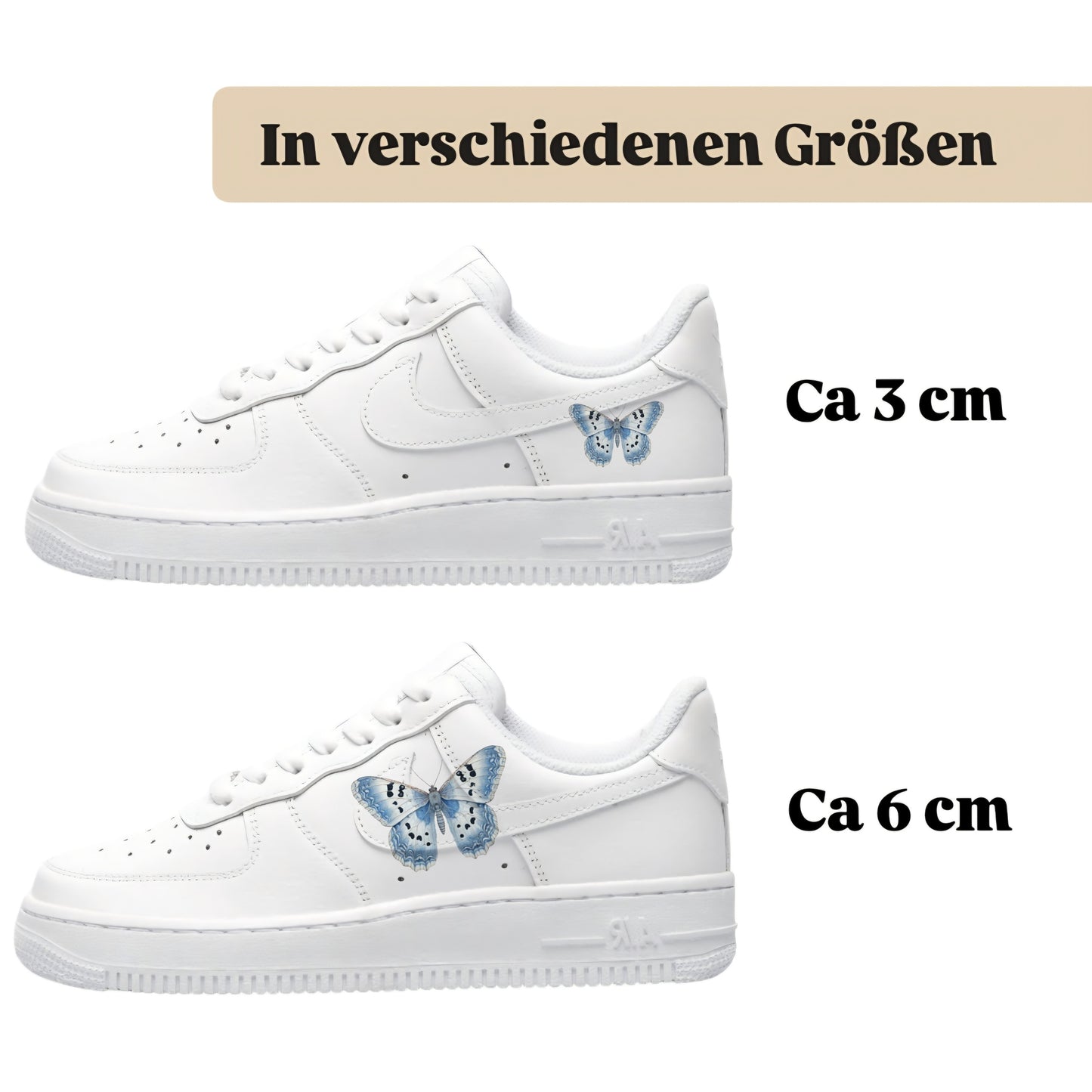Sneakytats "Blaue Schmetterlinge 0137"