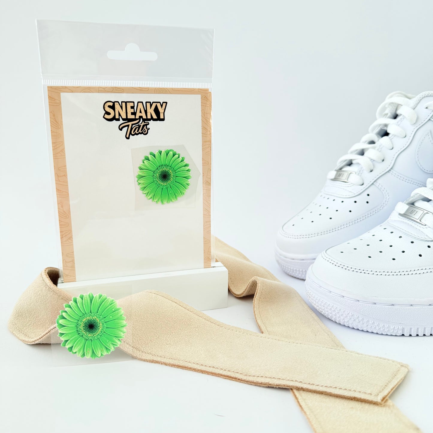 Sneakytats "Grüne Gerbera 0185"