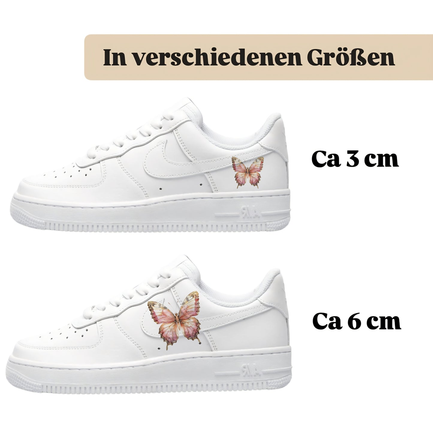 Sneakytats "Rosa Schmetterlinge 0198"