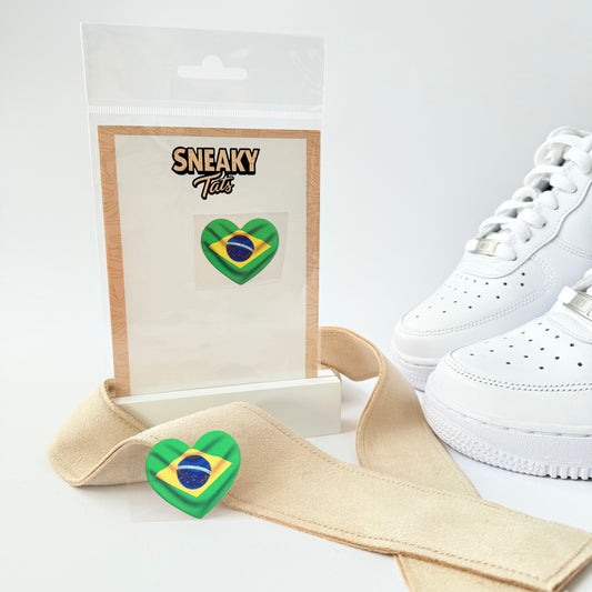 Sneakytats "Herz Brasilien 0259"