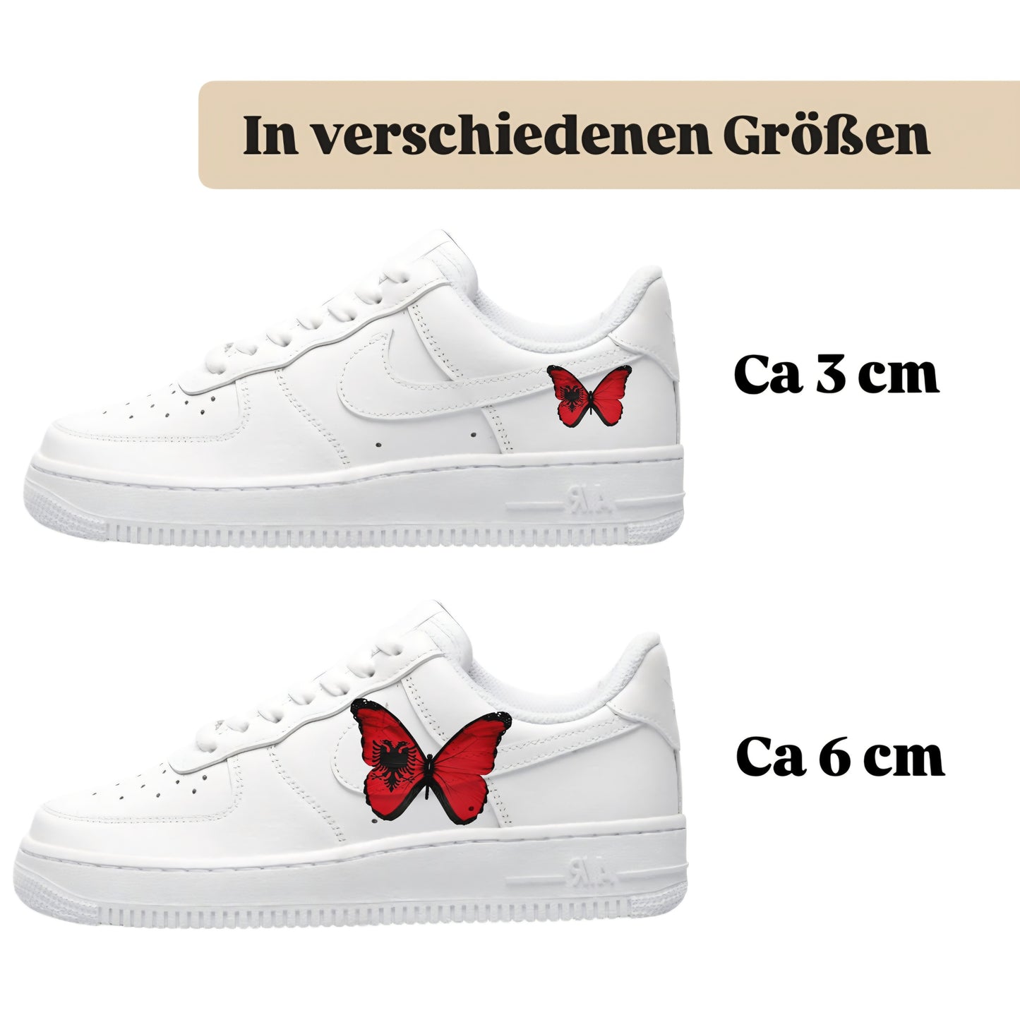 Sneakytats "Albanien Schmetterlinge 0455"