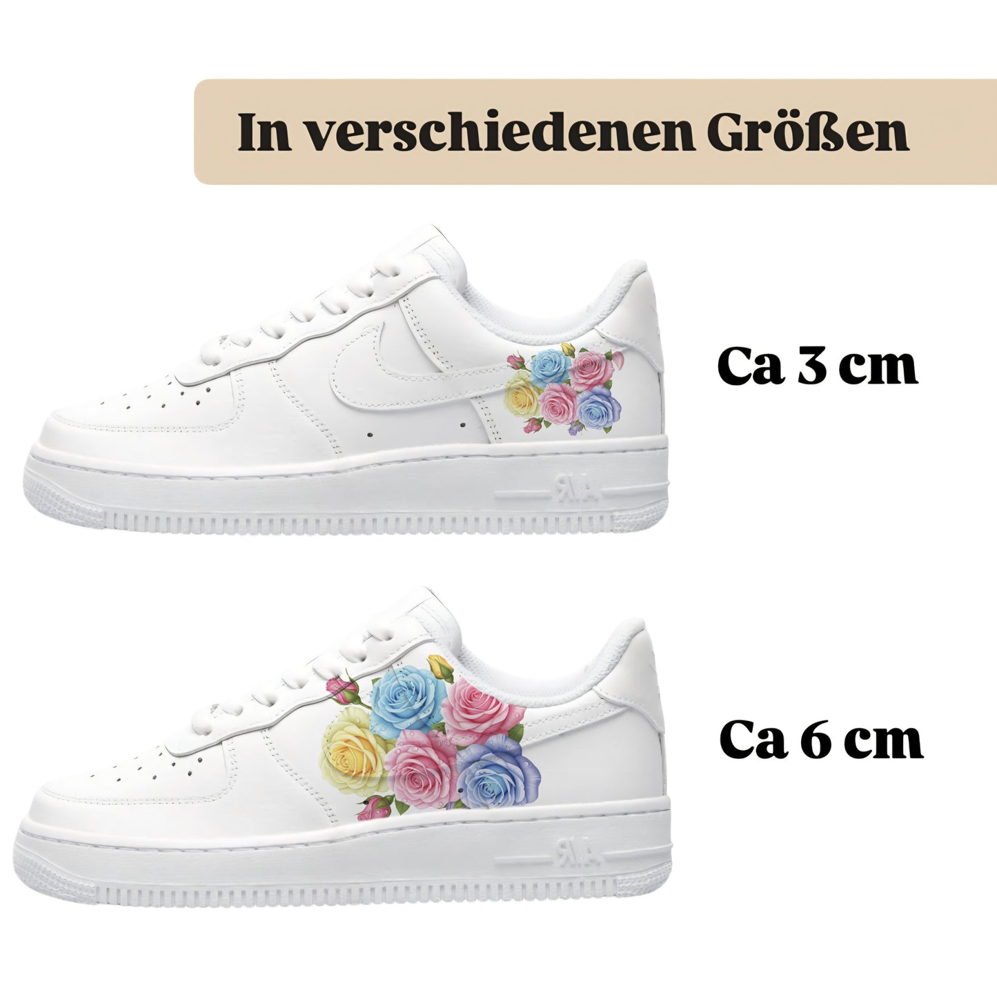 Sneakytats "bunte Rosen 0470"