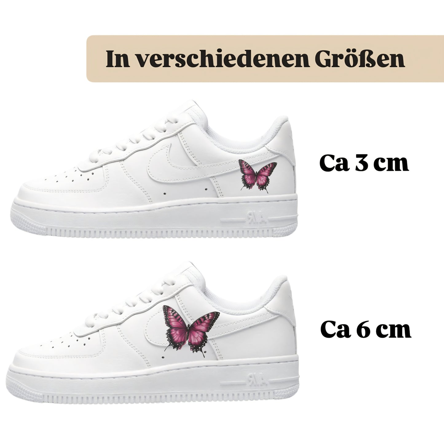 Sneakytats "lila Schmetterling 0525"