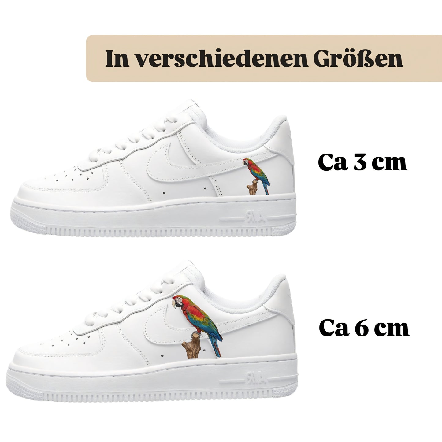 Sneakytats "Papagei 0544"