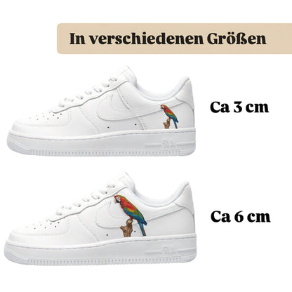 Sneakytats "Papagei 0544"