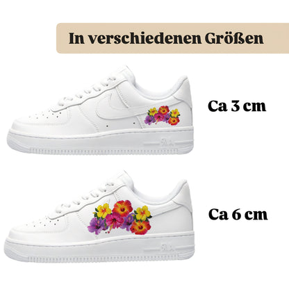 Sneakytats "bunte Blumen 0551"