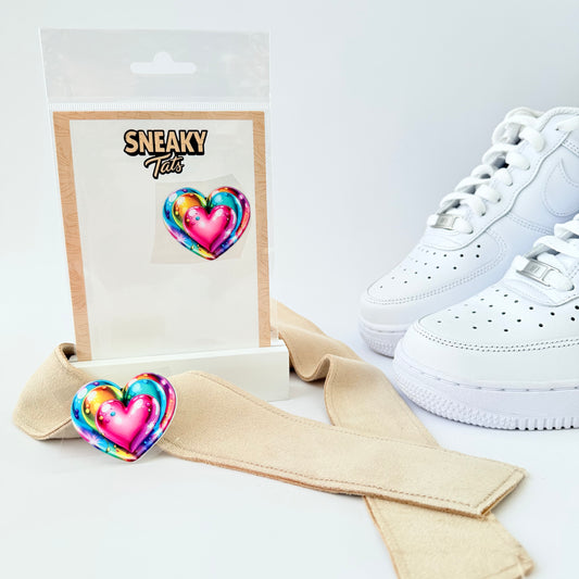 Sneakytats "buntes Herz 0596"