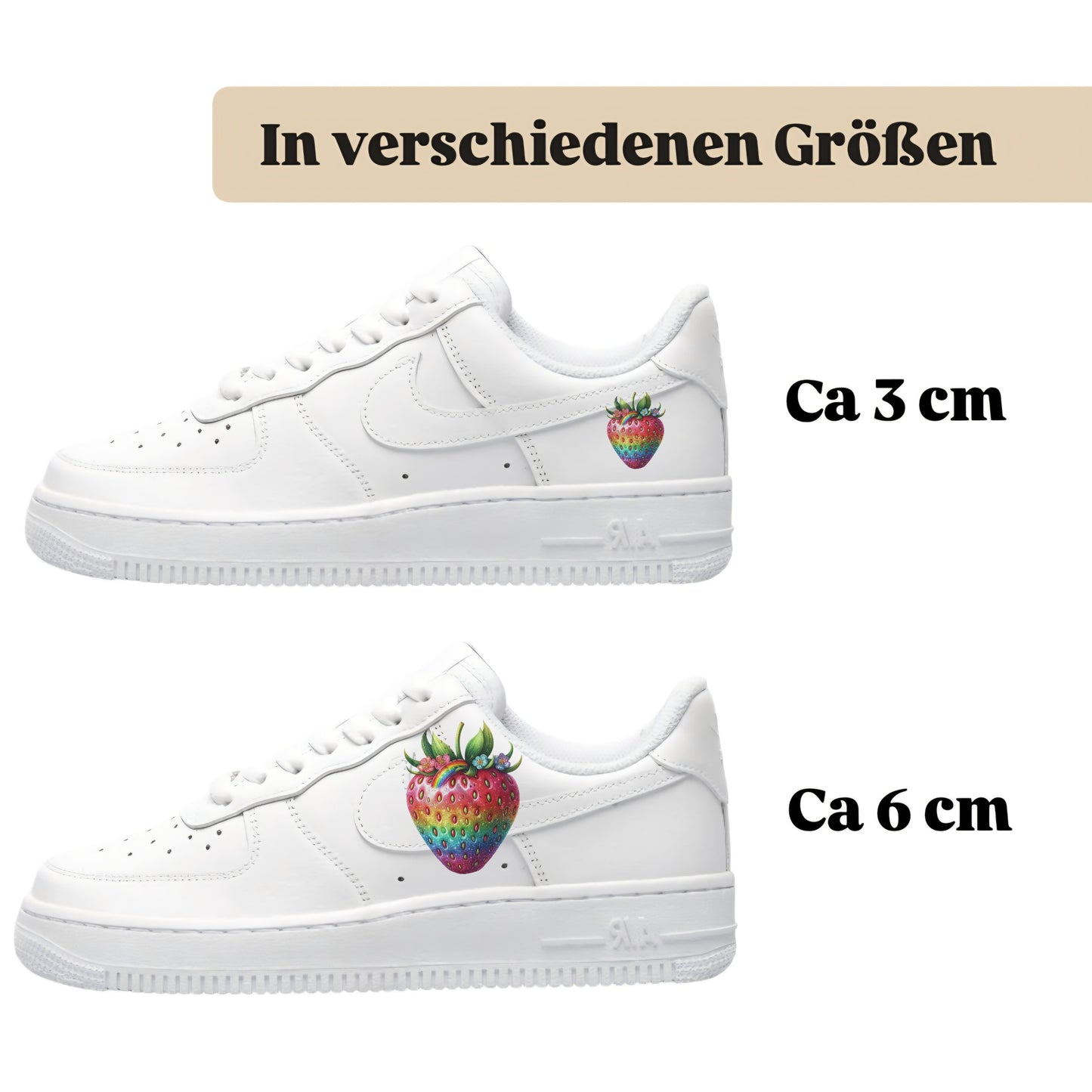 Sneakytats "buntes Erdbeere 0597"