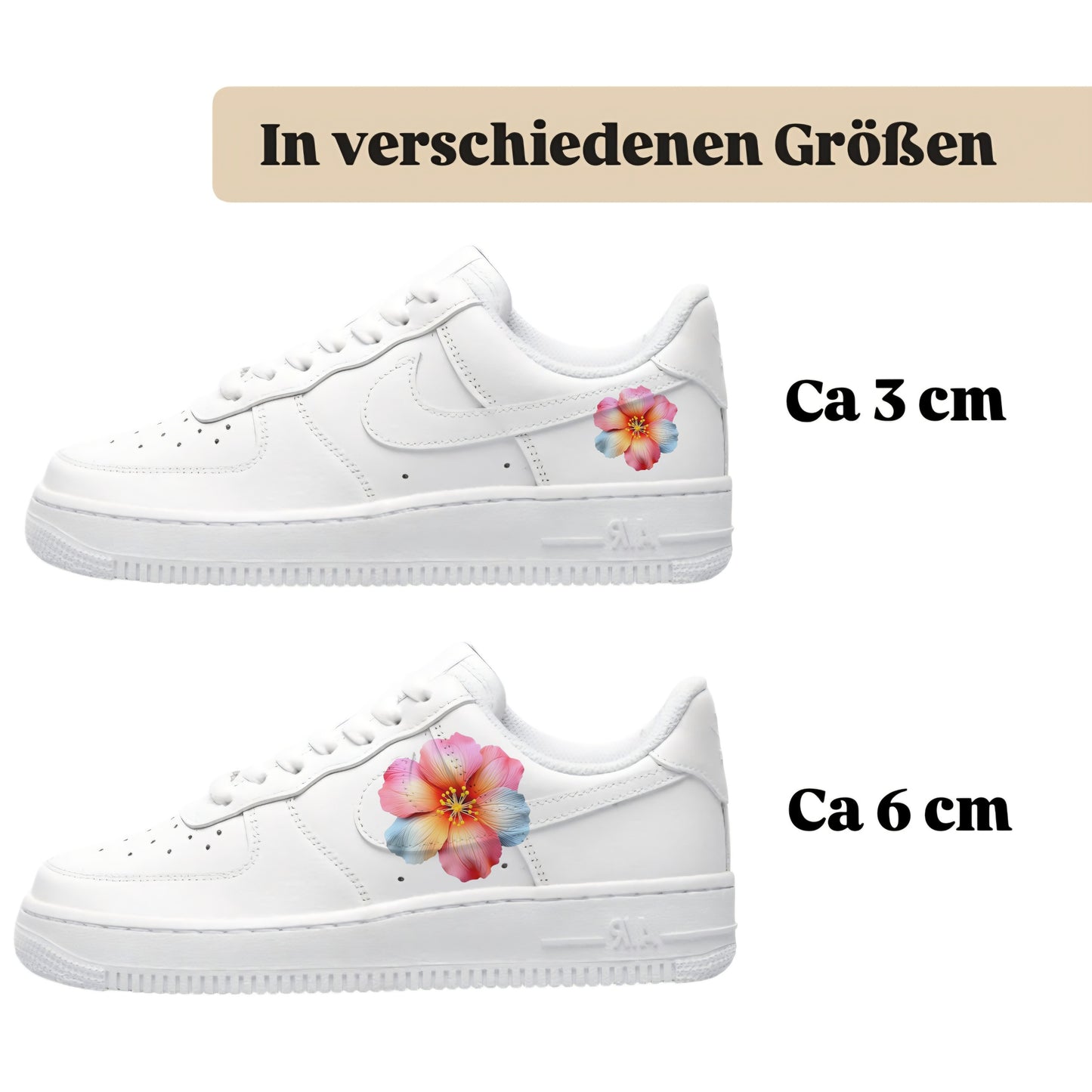 Sneakytats " bunte Blume 0659"