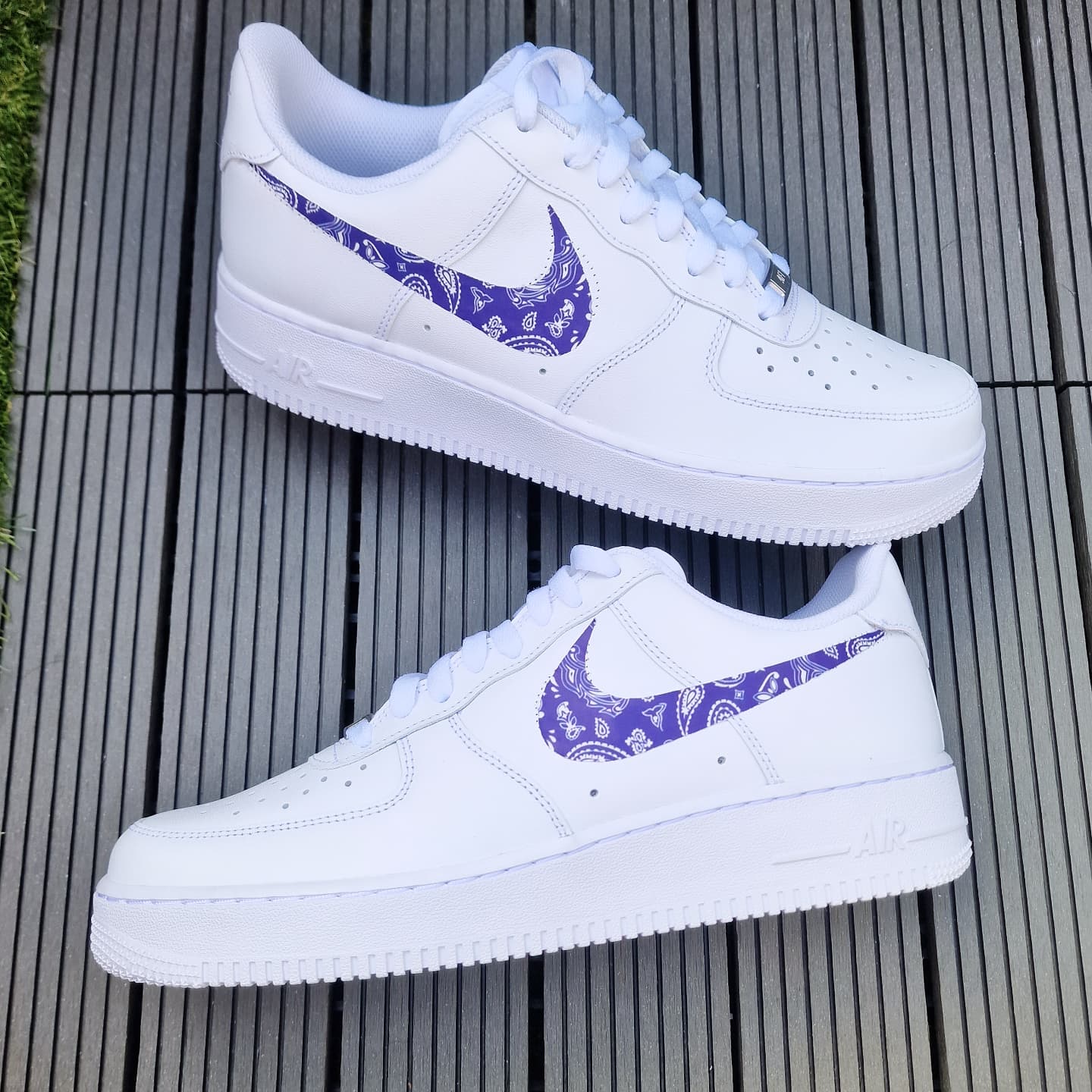 Air Force 1 "Bandana blau" 0006