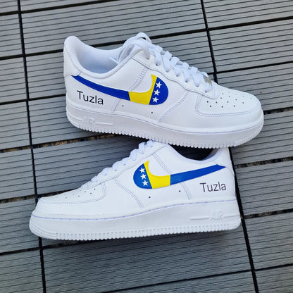 Air Force 1 "Bosnien mit Wunschtext"