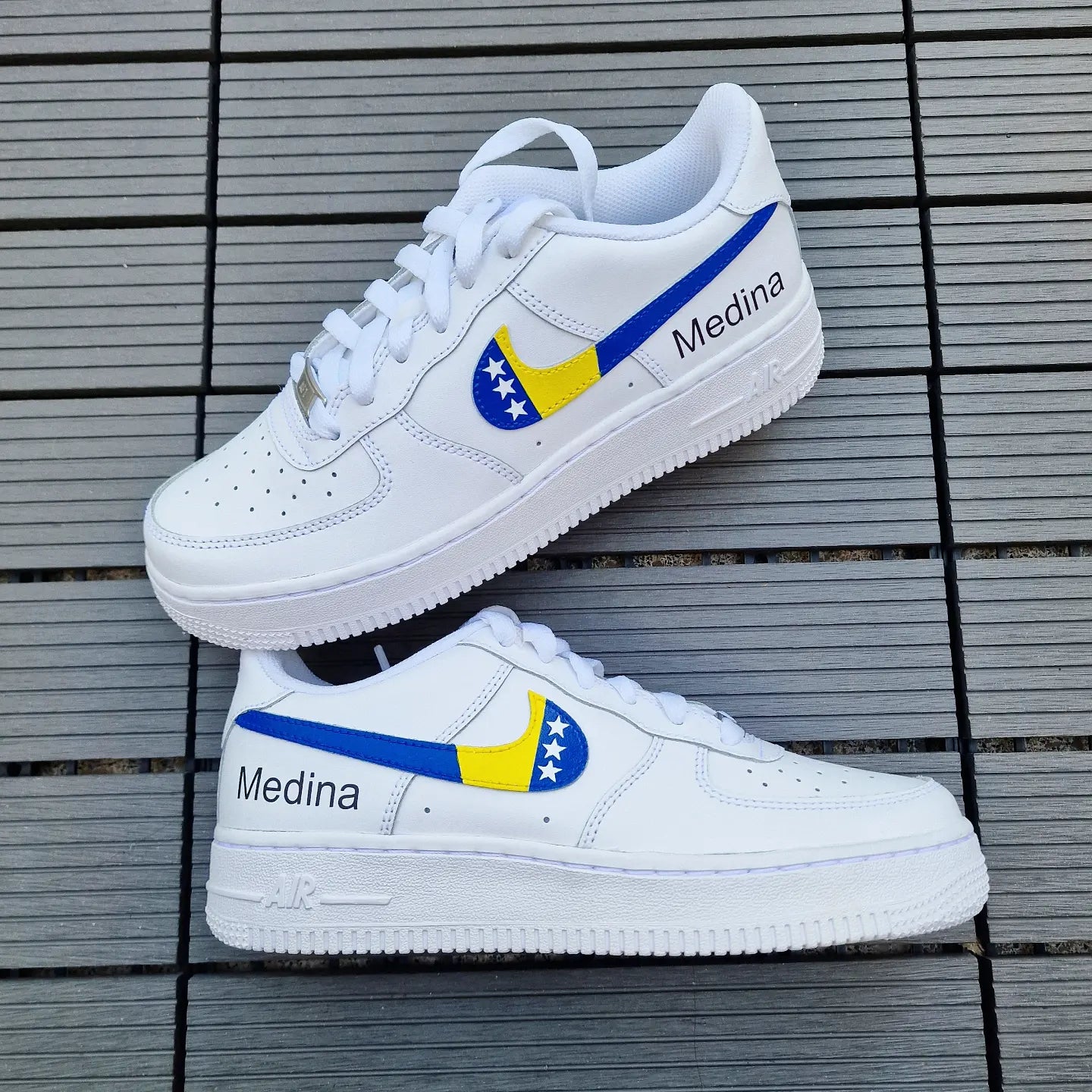 Air Force 1 "Bosnien mit Wunschtext"