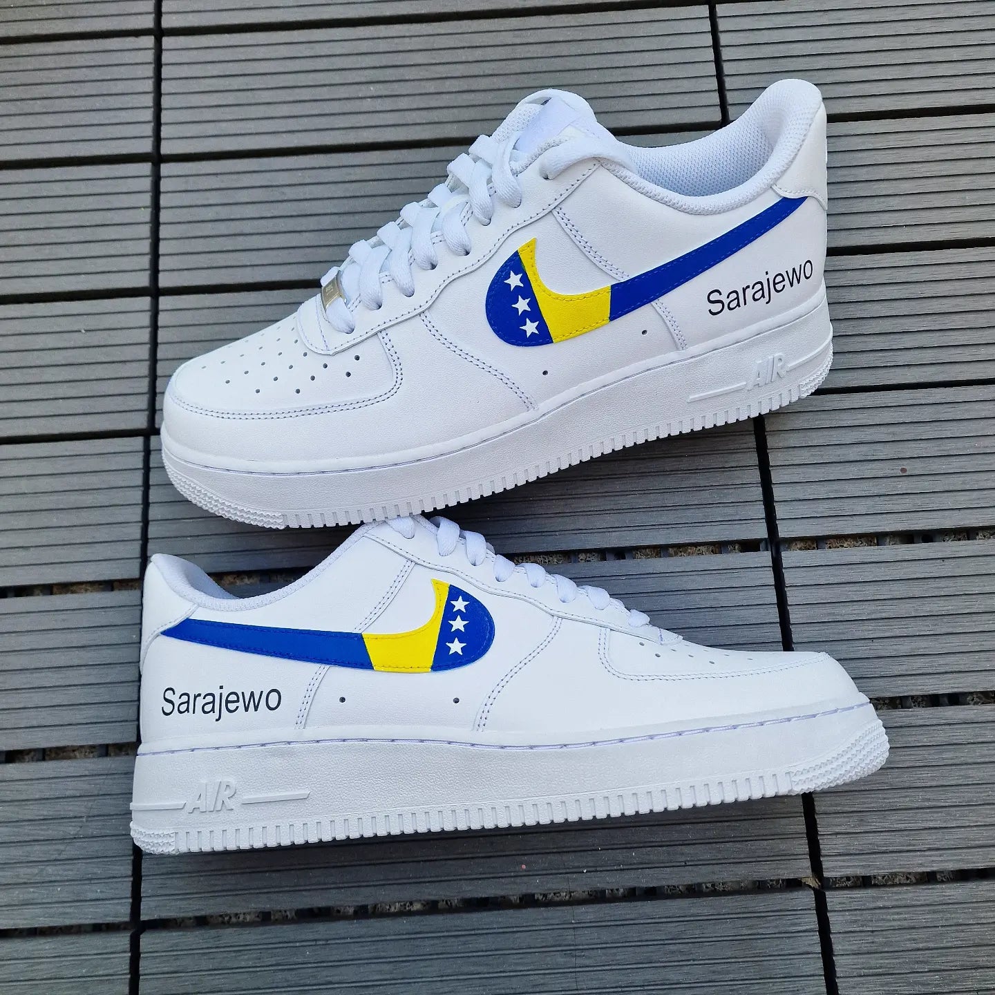 Air Force 1 "Bosnien mit Wunschtext"