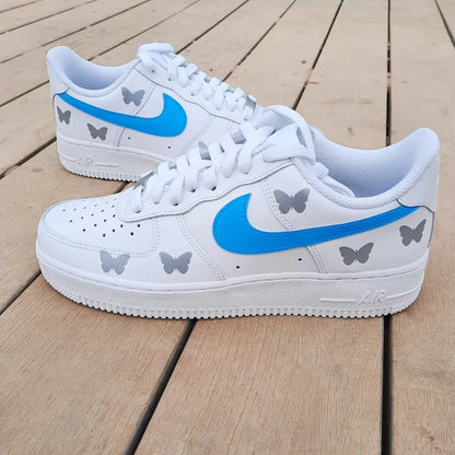 Air Force 1 "Reflective Schmetterlinge blue"