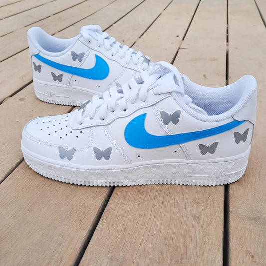 Air Force 1 "Reflective Schmetterlinge blue"