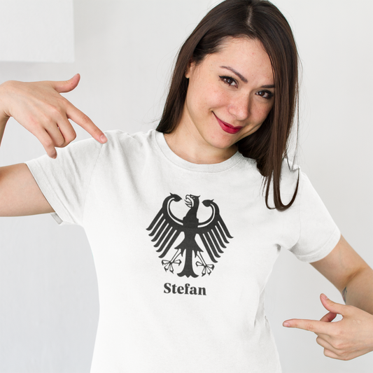 Bügelbild Deutschland Wunschtext