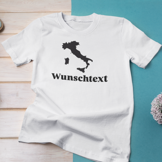 Bügelbild Italien Wunschtext