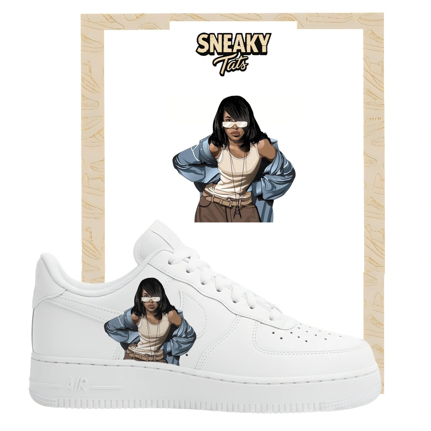 Sneakerfolien für Nike Air force 1 und Jordan Aaliyah