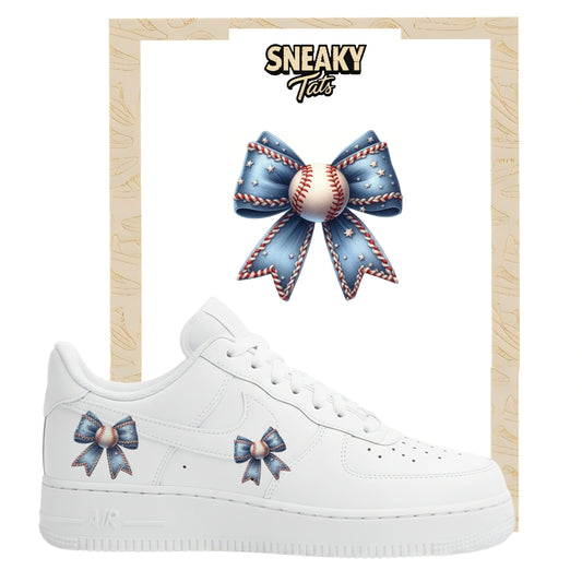 Bügelfolien für Nike Air force 1 und Jordan Basaeball Schleife