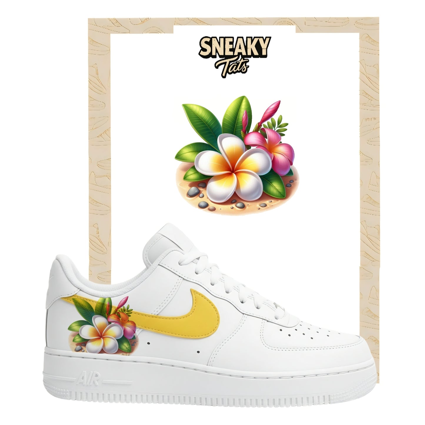 Sneakerfolien für Custom Sneaker Nike Air force 1 und Jordan Blume