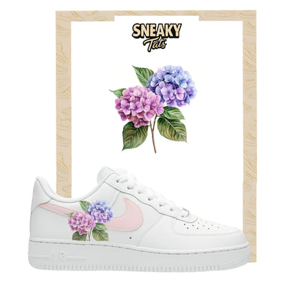 Sneakerfolien für Custom Sneaker Nike Air force 1 und Jordan Blumen