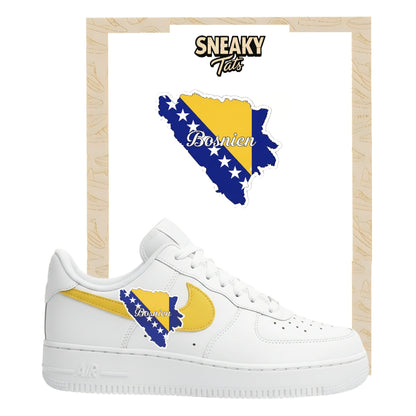 Bügelfolie für Nike Air force 1 und Jordan  Bosnien