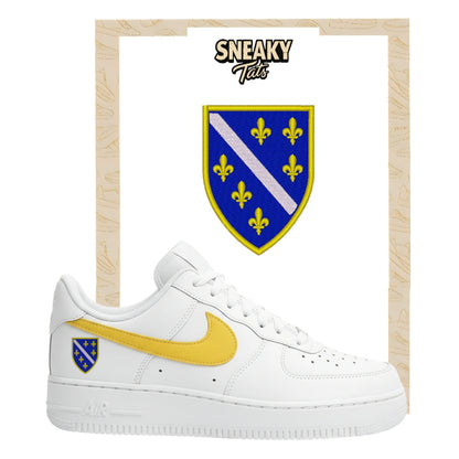 Bügelfolie für Nike Air force 1 und Jordan  Bosnien