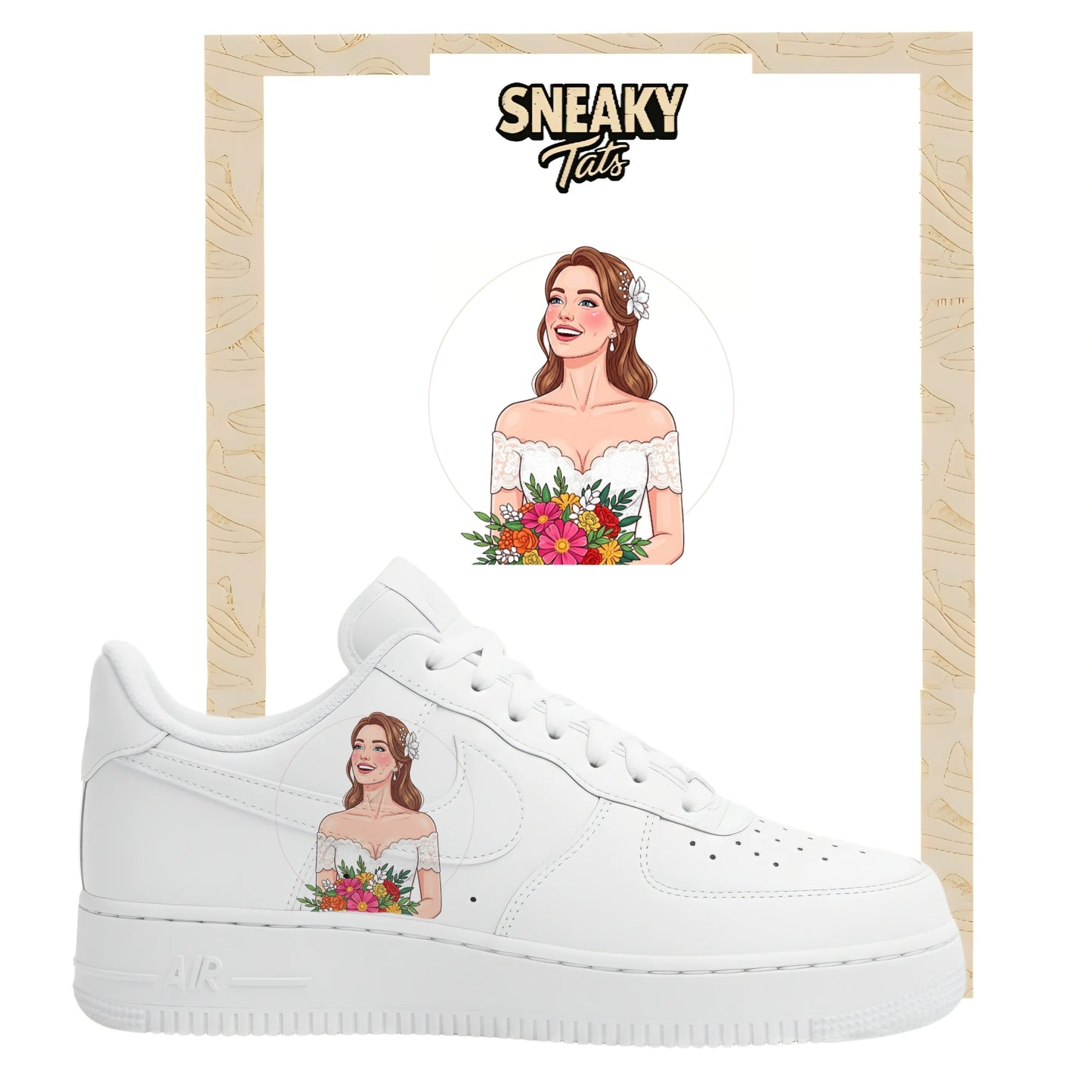 Sneakerfolien für Nike Air force 1 und Jordan Braut