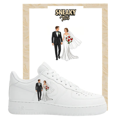 Sneakerfolien für Nike Air force 1 und Jordan Bride and Groom