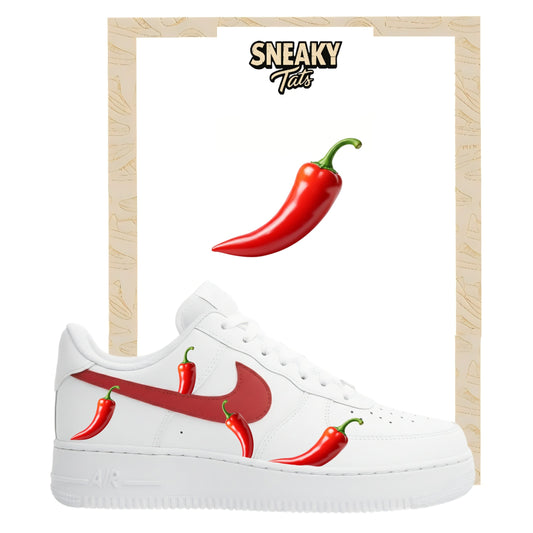 Bügelfolien für Nike Air force 1 und Jordan Chili