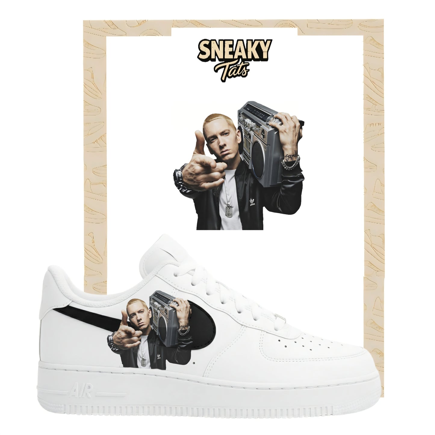 Sneakerfolien für Nike Air force 1 und Jordan Eminem