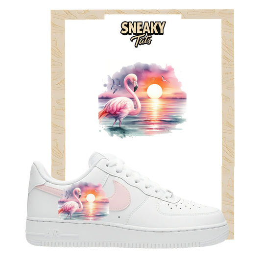 Bügelfolien für Nike Air force 1 und Jordan Flamingo