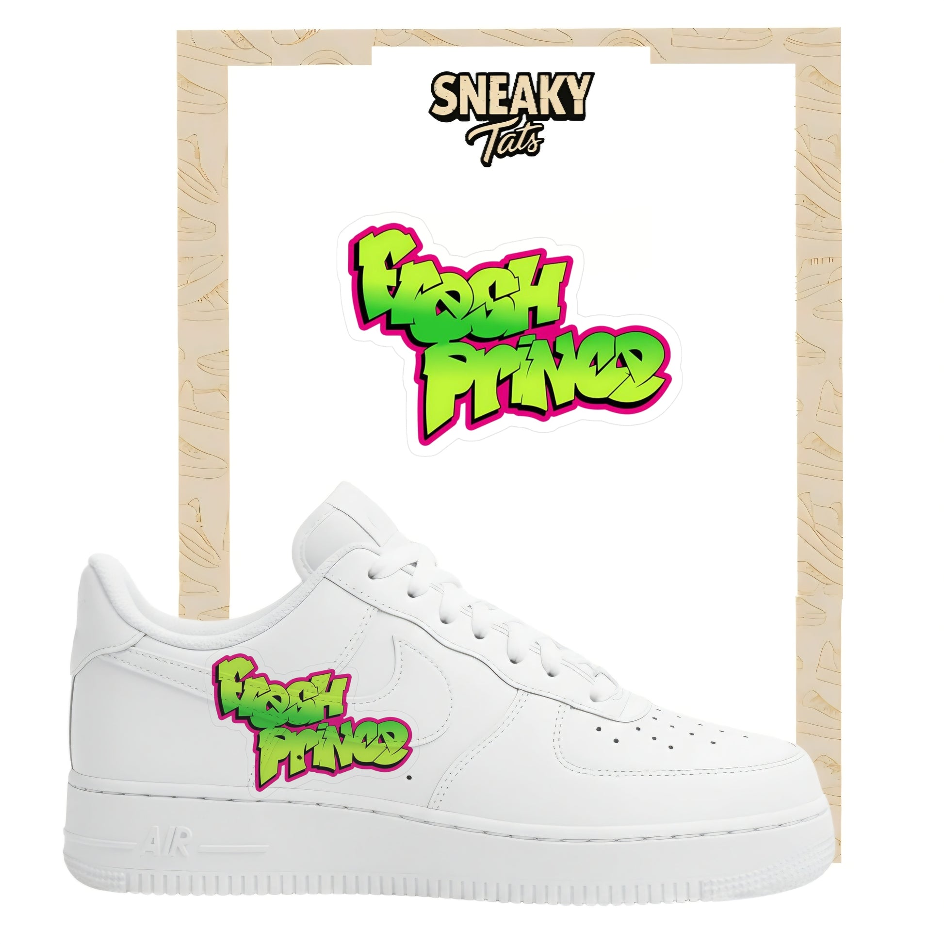 Bügelfolien für Nike Air force 1 und Jordan Fresh Prince