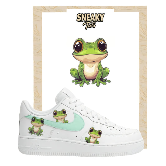 Bügelfolie für Nike Air force 1 und Jordan Frosch