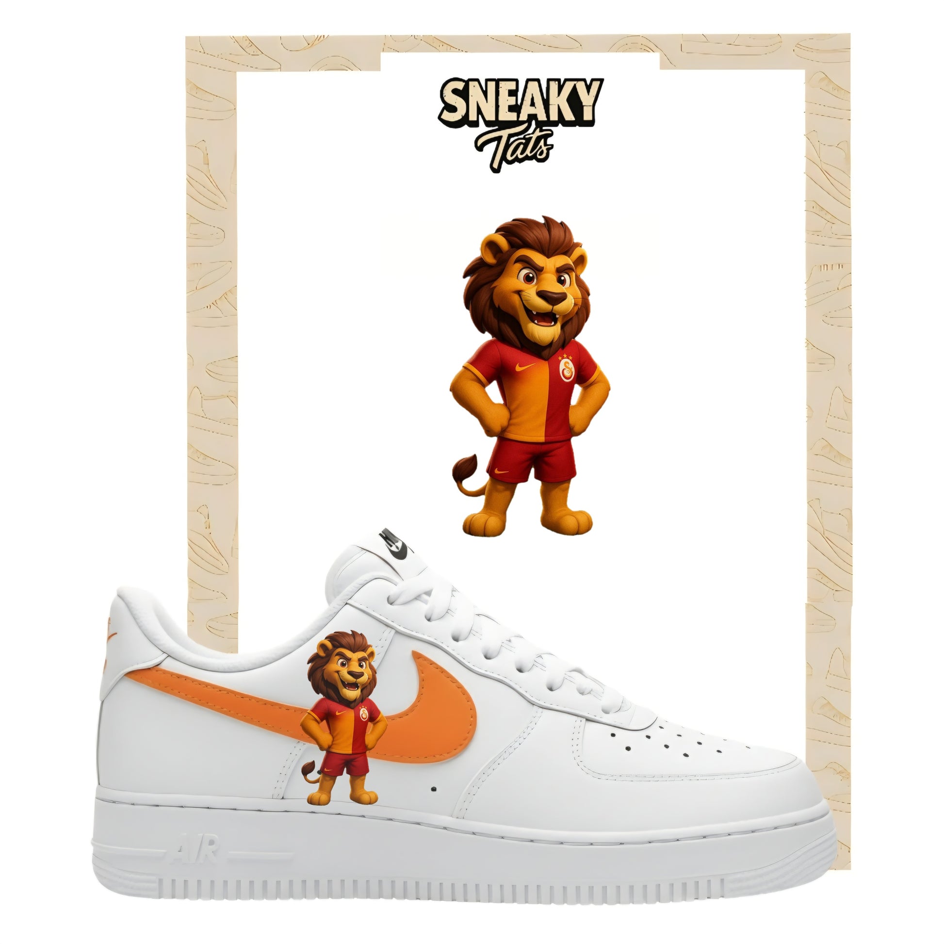 Sneakerfolien für Nike Air force 1 und Jordan Galatasaray