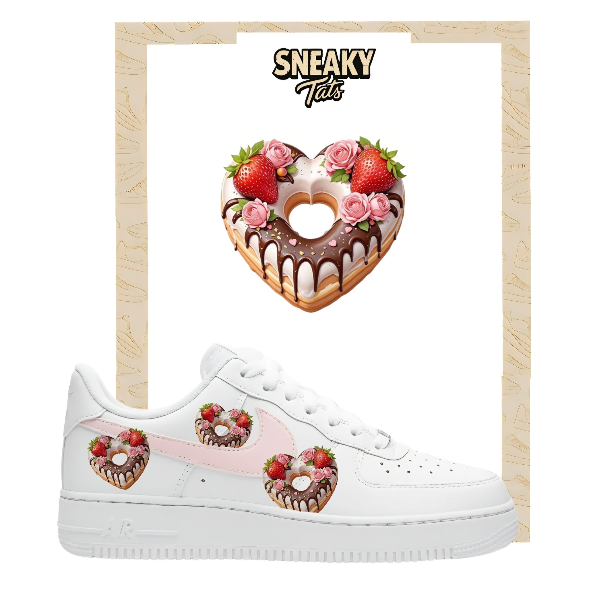 Bügelfolien für Nike Air force 1 und Jordan Herz