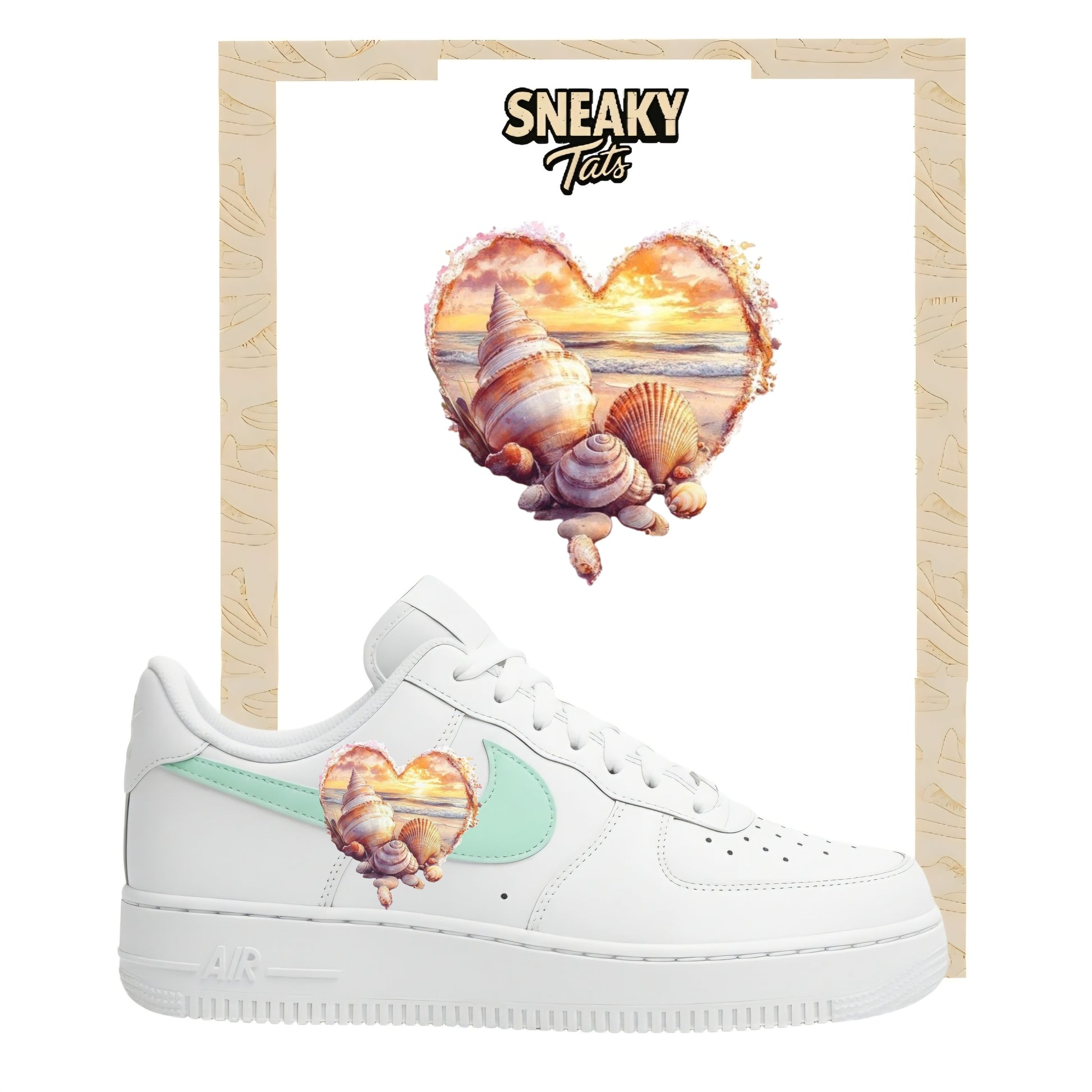 Bügelfolien für Nike Air force 1 und Jordan Herz