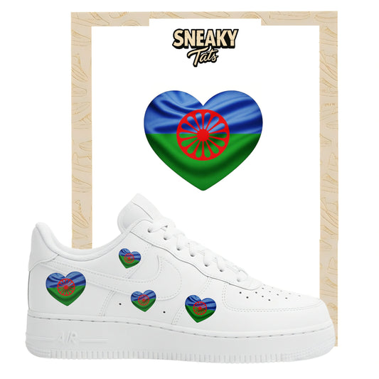 Bügelfolie für Nike Air force 1 und Jordan Herz Gipsy