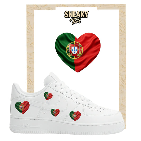 Bügelfolie für Nike Air force 1 und Jordan Herz Portugal