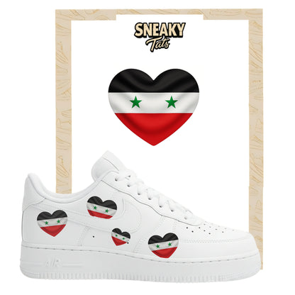 Bügelfolie für Nike Air force 1 und Jordan Herz Syrien
