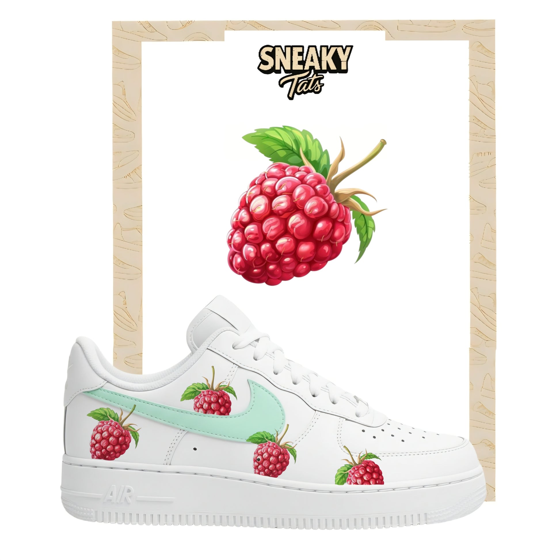 Sneakerfolien für Nike Air force 1 und Jordan Himbeere