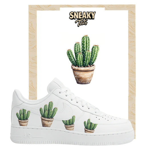 Sneakerfolien für Custom Sneaker Nike Air force 1 und Jordan Kaktus