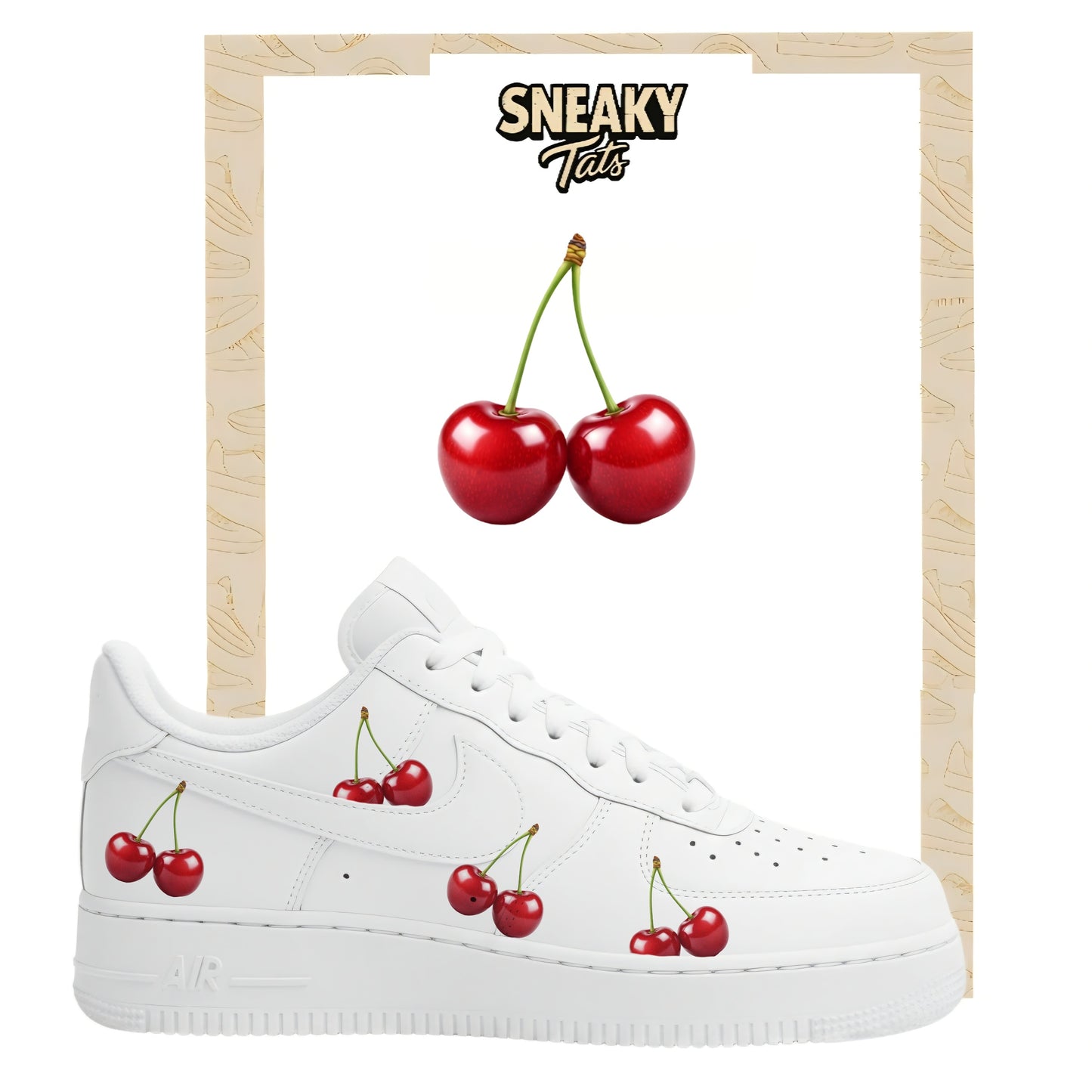 Sneakerfolien für Nike Air force 1 und Jordan Kirschen